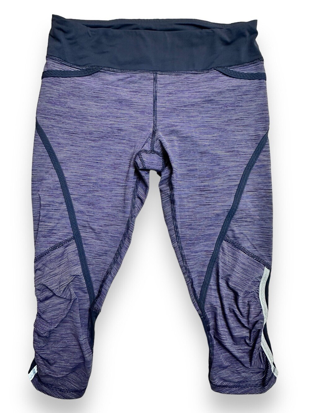 Lululemon Run Pace Crop Women's 6 Wee Are From Space Deep Indigo Inkwell Legging